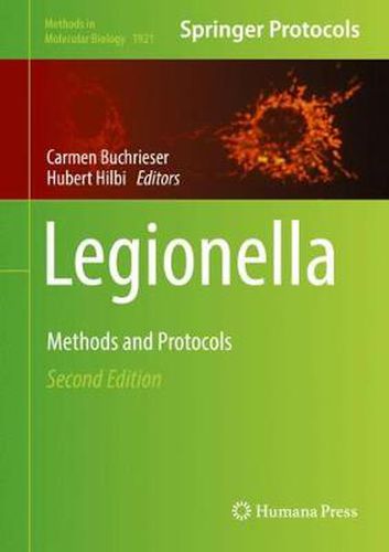 Cover image for Legionella: Methods and Protocols