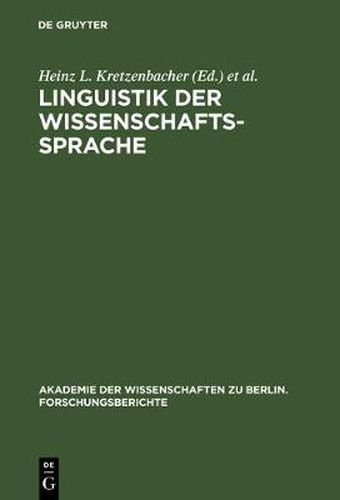 Linguistik der Wissenschaftssprache