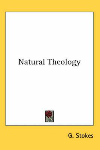 Cover image for Natural Theology