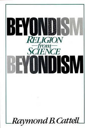 Cover image for Beyondism: Religion from Science