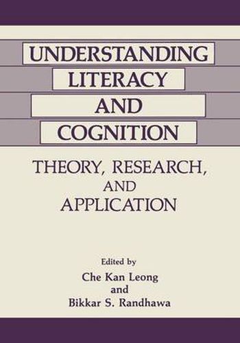 Cover image for Understanding Literacy and Cognition: Theory, Research, and Application