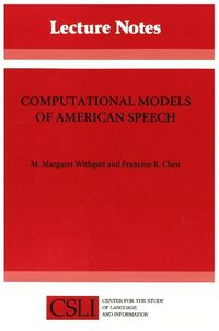 Cover image for Computational Models of American Speech