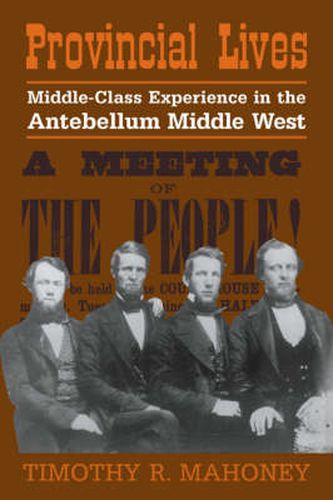 Cover image for Provincial Lives: Middle-Class Experience in the Antebellum Middle West