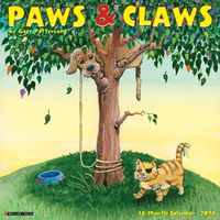 Cover image for Gary Patterson's Paws N Claws 2025 12 X 12 Wall Calendar