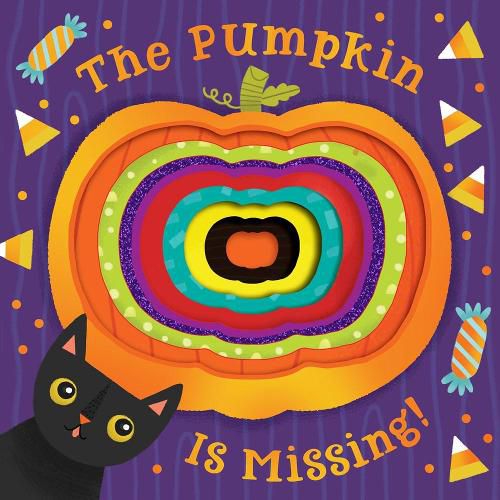 Cover image for Pumpkin Is Missing! (Board Book with Die-Cut Reveals)