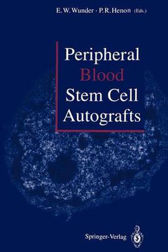 Cover image for Peripheral Blood Stem Cell Autografts