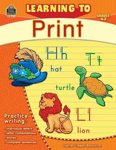 Cover image for Learning to Print Grade K-2