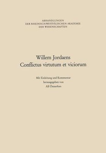 Cover image for Willem Jordaens Conflictus Virtutum Et Viciorum