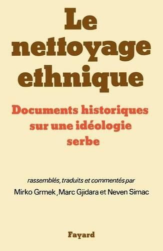 Cover image for Le Nettoyage ethnique