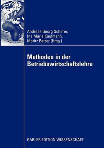 Methoden in Der Betriebswirtschaftlehre