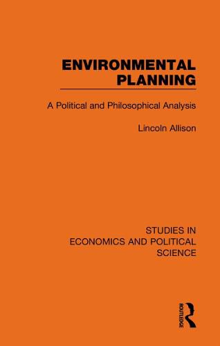 Cover image for Environmental Planning