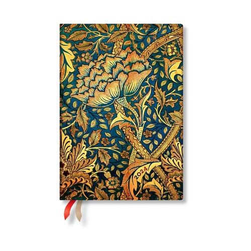 Cover image for Morris Windrush (William Morris) Midi 12-month Dayplanner 2024