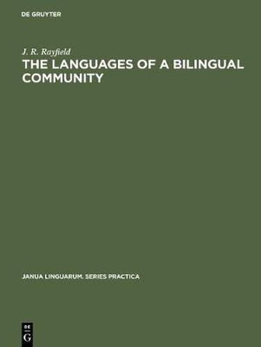 Cover image for The Languages of a Bilingual Community