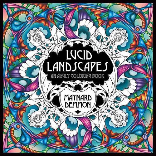 Cover image for Lucid Landscapes: An Adult Coloring Book