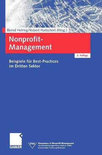 Cover image for Nonprofit-Management: Beispiele fur Best Practices im Dritten Sektor
