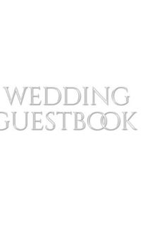 Cover image for classic stylish Wedding Guest Book