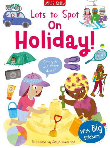 Cover image for Lots to Spot Sticker Book: On Holiday!