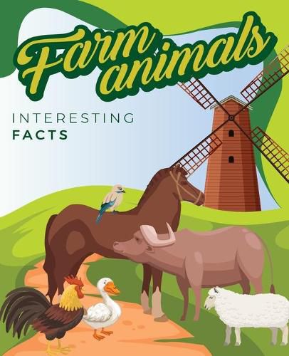 Cover image for FARM ANIMALS Interesting Facts: Illustrated Children Book