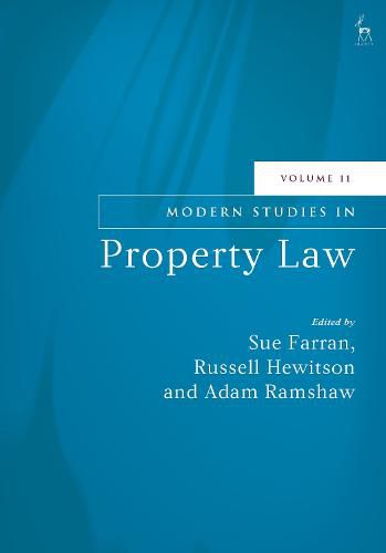 Cover image for Modern Studies in Property Law, Volume 11