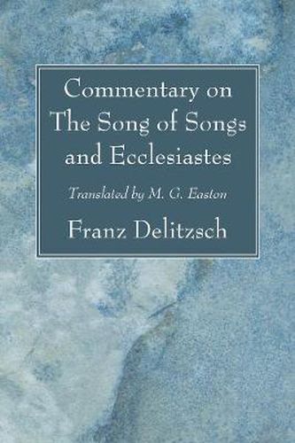 Cover image for Commentary on the Song of Songs and Ecclesiastes