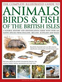 Cover image for The Animals, Birds & Fish of British Isles, Complete Illustrated Guide to: A natural history and identification guide with over 440 native species from England, Ireland, Scotland and Wales, beautifully illustrated with over 950 artworks