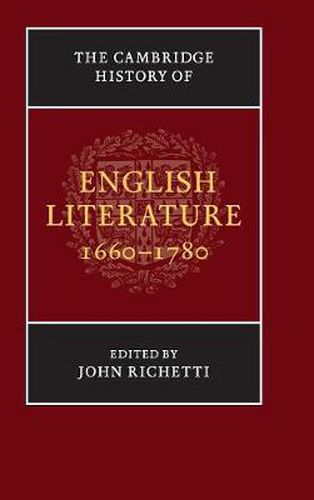 The Cambridge History of English Literature, 1660-1780