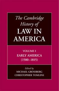 Cover image for The Cambridge History of Law in America