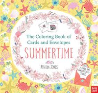 Cover image for The Coloring Book of Cards and Envelopes: Summertime