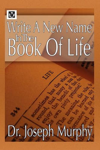 Cover image for Write a New Name in the Book of Life