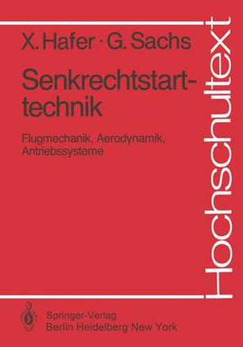 Cover image for Senkrechtstarttechnik: Flugmechanik, Aerodynamik, Antriebssysteme