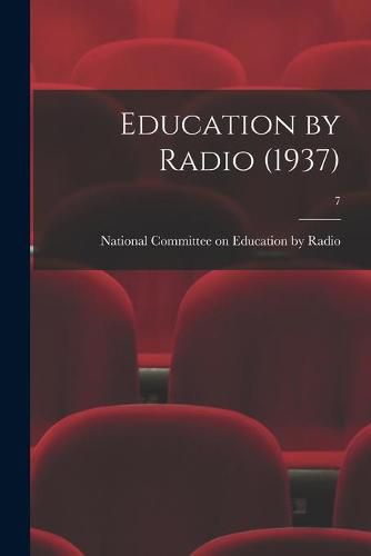 Cover image for Education by Radio (1937); 7