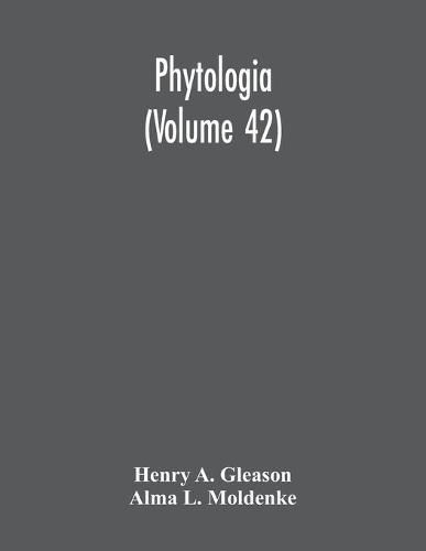 Cover image for Phytologia (Volume 42)