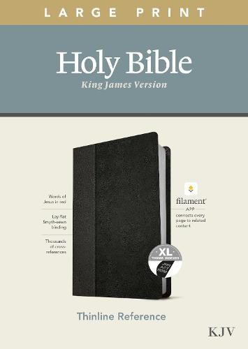 Cover image for KJV Large Print Thinline Reference Bible, Filament Enabled E