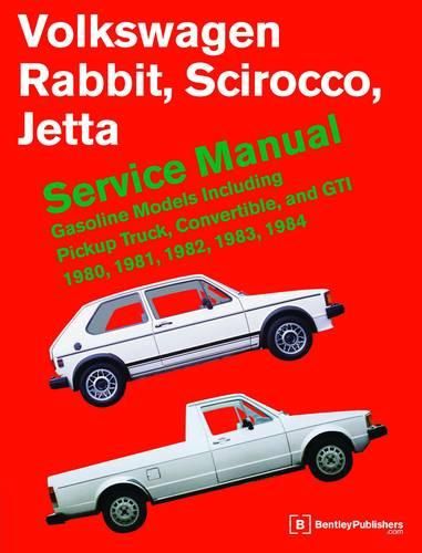 Cover image for Volkswagen Rabbit, Scirocco, Jetta (A1) Goasoline Service Manual: 1980 1981 1982 1983 1984