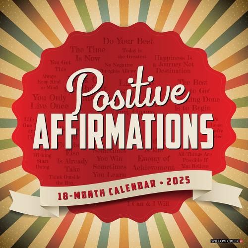 Cover image for Positive Affirmations 2026 12 X 12 Wall Calendar
