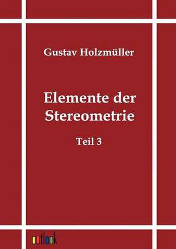 Cover image for Elemente der Stereometrie