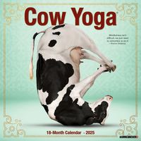 Cover image for Cow Yoga 2025 12 X 12 Wall Calendar