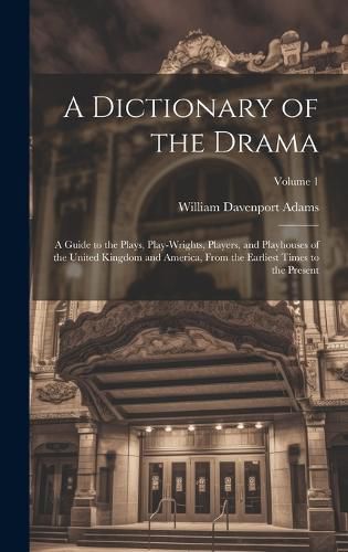 Cover image for A Dictionary of the Drama