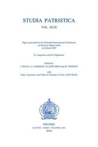 Cover image for St Augustine and His Opponents