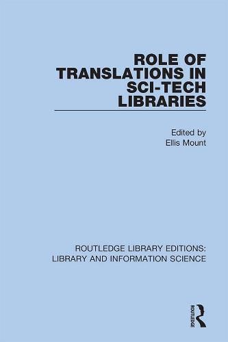 Cover image for Role of Translations in Sci-Tech Libraries