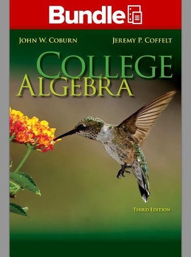 Cover image for Loose Leaf Coburn College Algebra with Aleks 360 11 Weeks Access Card