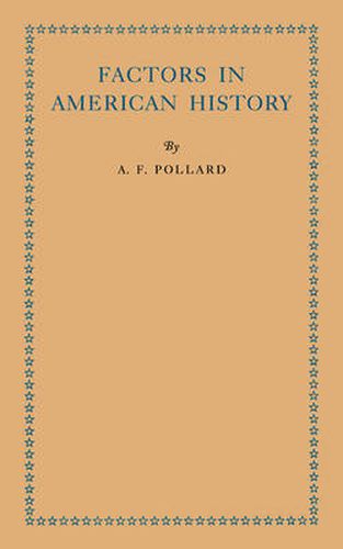 Cover image for Factors in American History