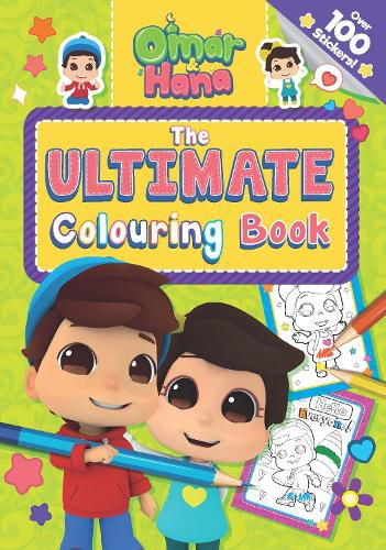 Cover image for Omar & Hana The Ultimate Colouring Book