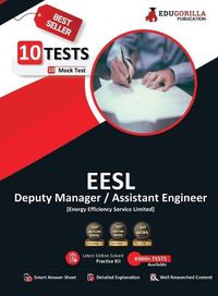 Cover image for EESL Deputy Manager / Assistant Manager Recruitment Exam 2021 10 Mock Test For Complete Preparation