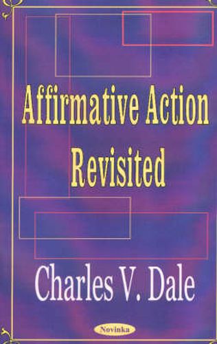 Cover image for Affirmative Action Revisited