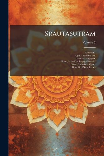 Cover image for Srautasutram Volume 5