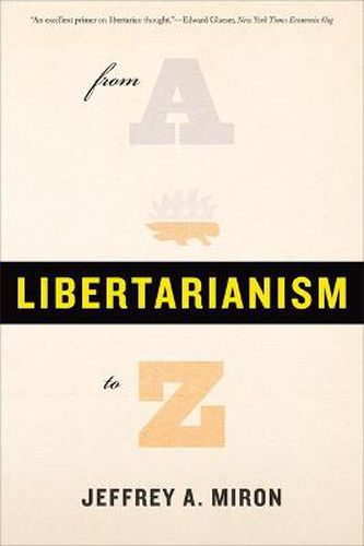 Cover image for Libertarianism, from A to Z