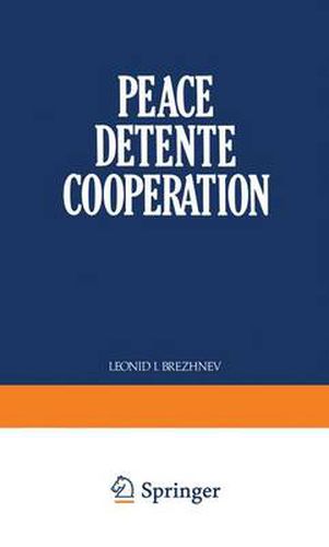 Cover image for Peace Detente Cooperation