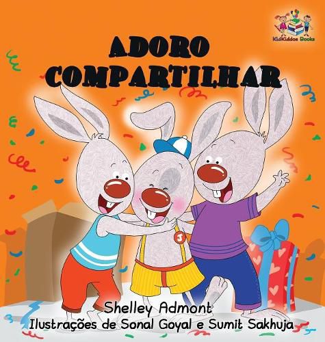 Cover image for I Love to Share: Portuguese Language Children's Book