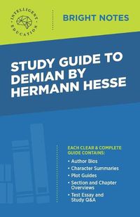 Cover image for Study Guide to Demian by Hermann Hesse